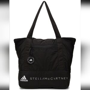 Adidas by Stella McCartney Technical Black Tote Gym Yoga Exercise Bag Purse